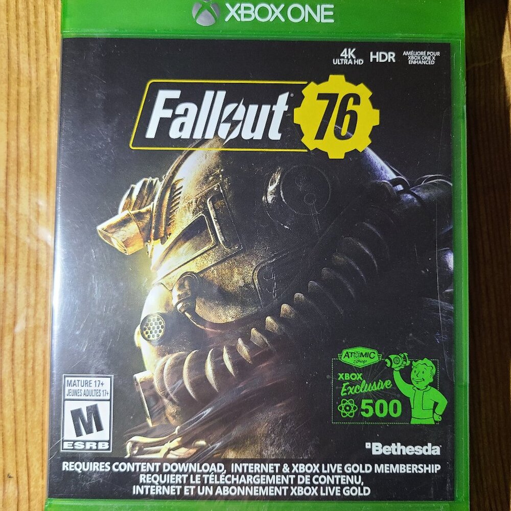 Fallout 76 XBOX ONE game (NEW)